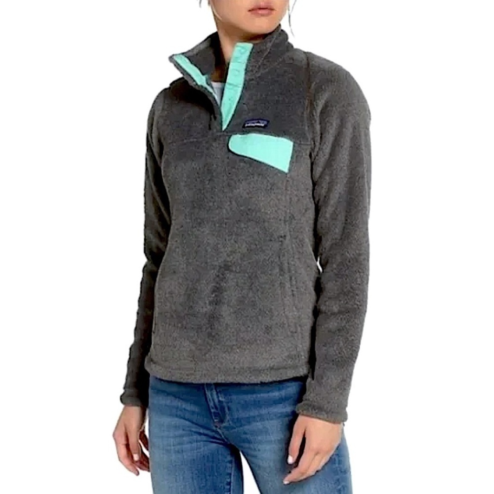 PATAGONIA Re-Tool Snap T Fleece Jacket XS Gray
